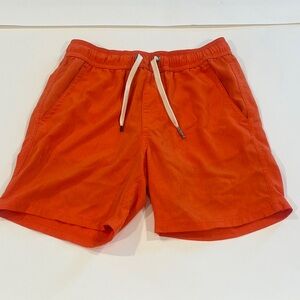 Sweet Honey Boys Bright Orange Drawstring Swim Trunks